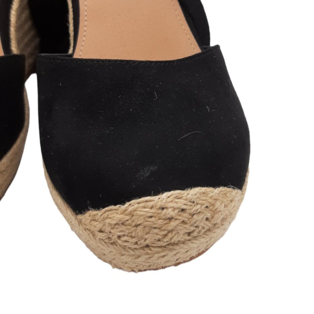 Torrid Ankle Wrap Espadrille Wedge SZ 8.5WW - Picture 6 of 15
